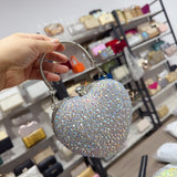 Crystal Heart Clutch