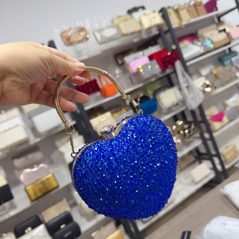 Crystal Heart Clutch