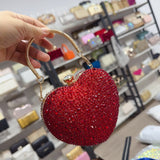 Crystal Heart Clutch